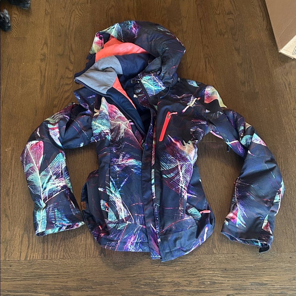 Roxy interesting design ski snowboard Jacket coat… - image 1